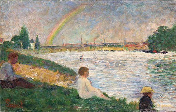 ジョルジュ・スラ（Georges Seurat） - 名作 油彩画 複製画 - 点描画