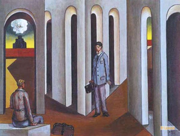 ジョルジョ・デ・キリコ（Giorgio de Chirico） - キャンバス上の複製