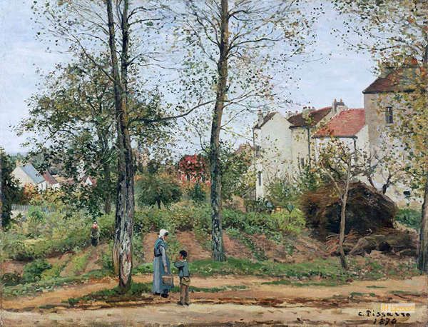 カミーユ・ピサロ（Camille Pissarro） - 手書き油絵 複製画 - 印象派