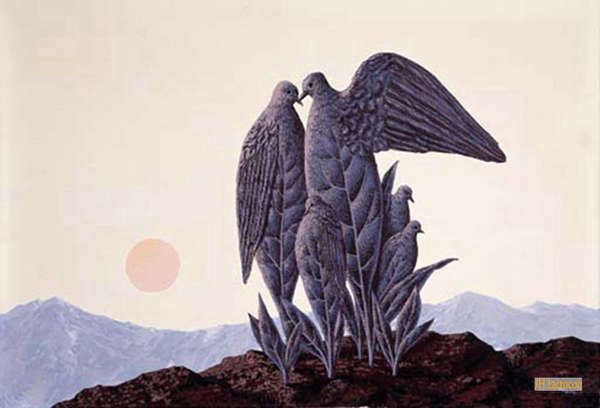 ルネ・マグリット（Rene Magritte） - 肉筆（手書き）による複製画絵画