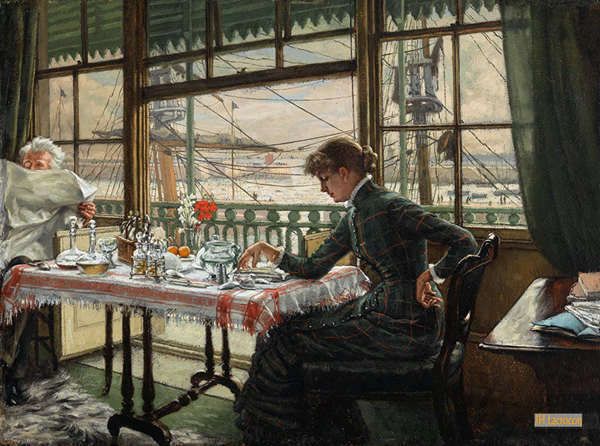 ジェームズ・ティソ（James Tissot） - 手描き油彩複製画 - リアリズム