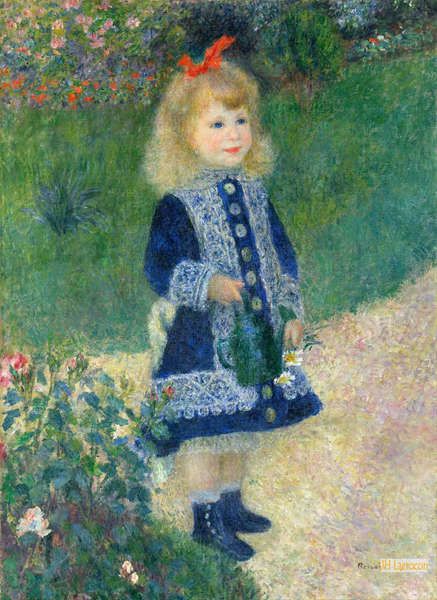 少女 ルノワール 絵 特価品 じょうろを持つ少女 ピエール オーギュスト