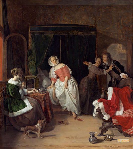 ハブリエル・メツー（Gabriel Metsu） - 名作 油彩画 複製画