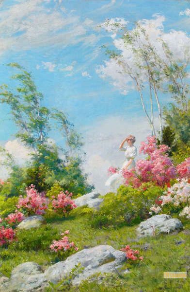 チャールズ・コートニー・カラン（Charles Courtney Curran） - 手書き
