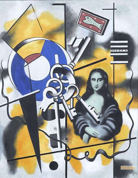 手書き絵画 フェルナン・レジェ（Fernand Leger） - 絵画油絵 肉筆 手書き ハンド