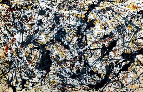 ジャクソン・ポロック（Jackson Pollock） - キャンバスに手作りの油絵