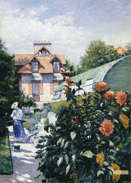 ギュスターヴ・カイユボット（Gustave Caillebotte） - キャンバス上の