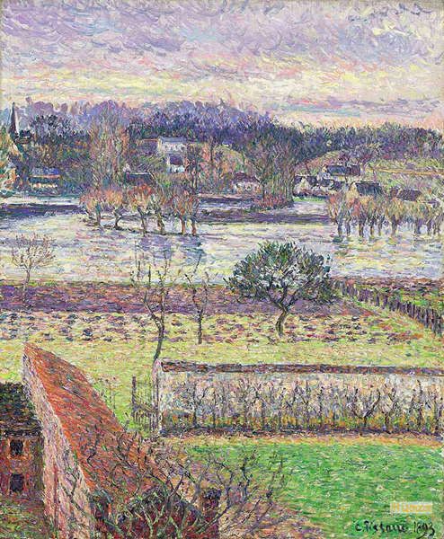 カミーユ・ピサロ（Camille Pissarro） - 手書き油絵 複製画 - 印象派