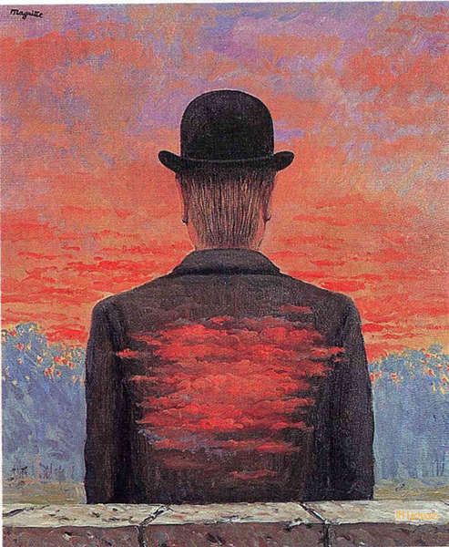 ルネ・マグリット（Rene Magritte） - 手書きの油絵の複製 - シュル