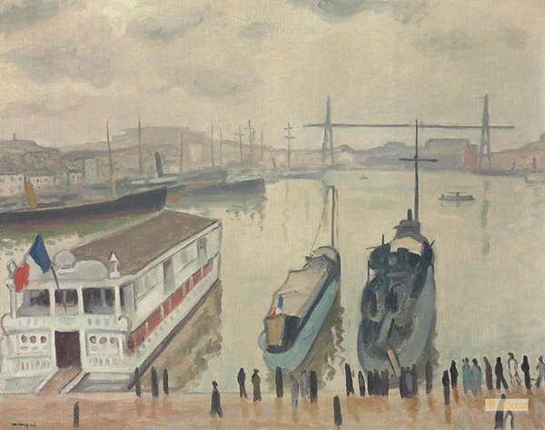 アルベールマルケ（Albert Marquet） - キャンバスに有名なアクリル画