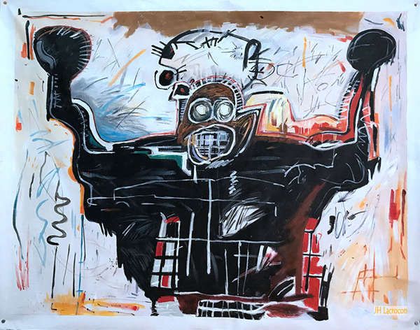 BOXER 油絵アート Basquiat - Hand Painted Oil Paintings Reproduction - Neo