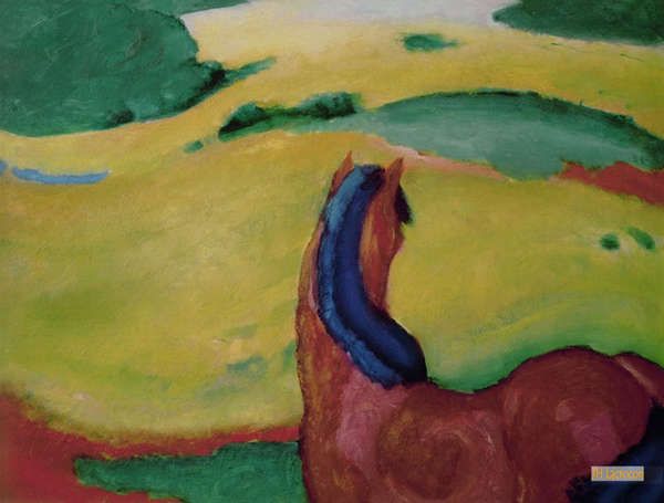 フランツ・マルク（Franz Marc） - 複製画 ポスター - 表現主義