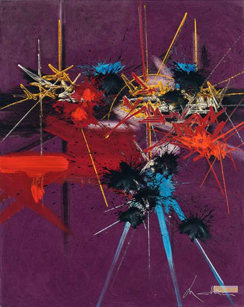 ジョルジュ・マテュー（Georges Mathieu） - キャンバス絵画複製