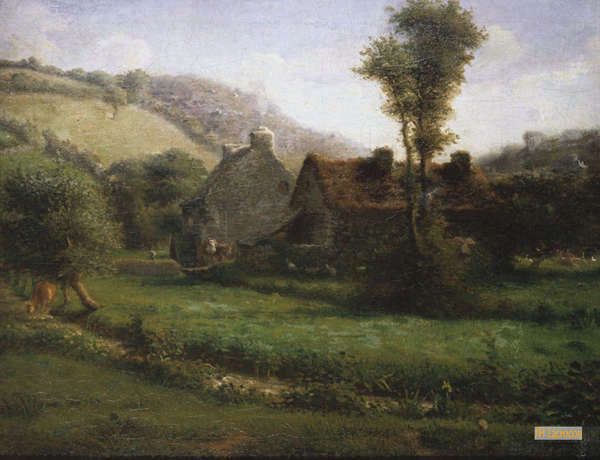 ジャン＝フランソワ・ミレー（Jean Francois Millet） - 絵画(油画複製
