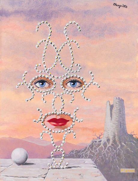 ルネ・マグリット（Rene Magritte） - 絵画油絵 肉筆 手書き ハンド
