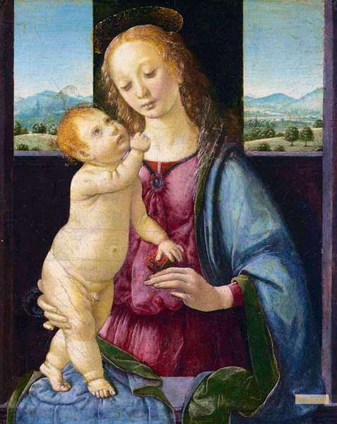 レオナルド・ダ・ヴィンチ ((Leonardo da Vinci） - キャンバスの複製
