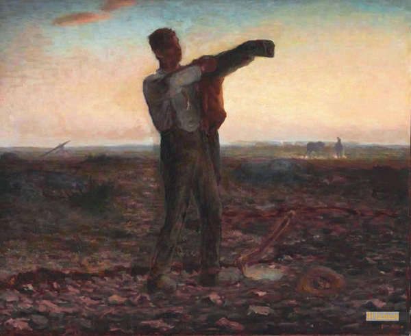 ジャン＝フランソワ・ミレー（Jean Francois Millet） - 手書きの油絵