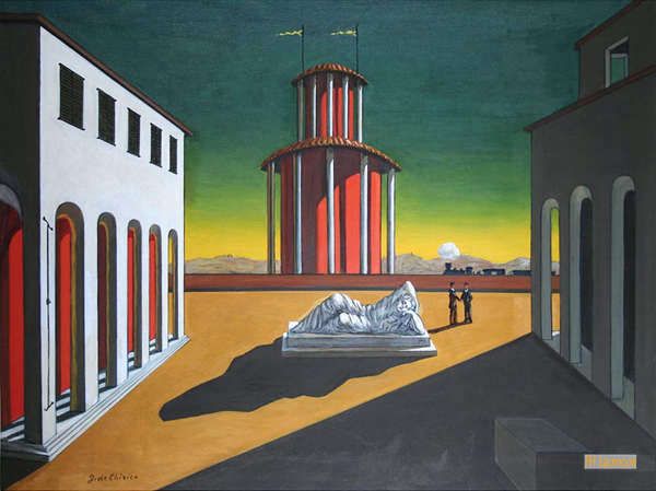 ジョルジョ・デ・キリコ（Giorgio de Chirico） - 油絵 絵画 - 形而上