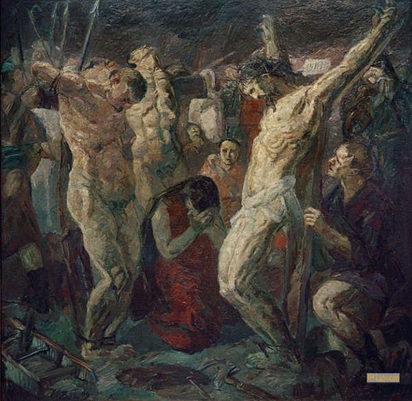 マックス・ベックマン（Max Beckmann） - 名作 油彩画 複製画 - 新即物