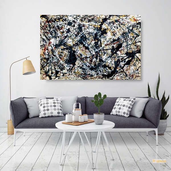 ジャクソン・ポロック（Jackson Pollock） - キャンバスに手作りの油絵