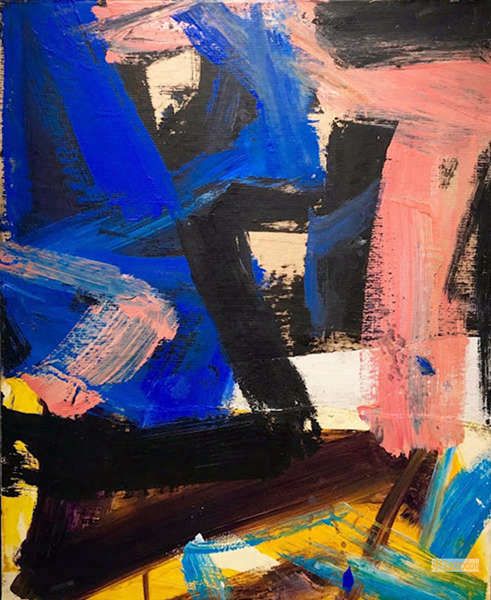 フランツ・クライン（Franz Kline） - 手描き油絵 名画複制画 絵画