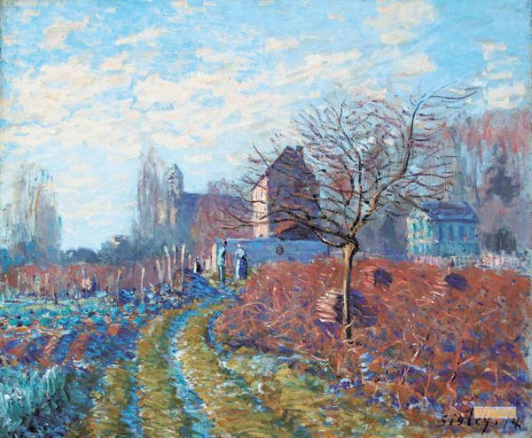 シスレー、ALFRED SISLEY アルフレッド・シスレー（Alfred Sisley） - キャンバスに有名な