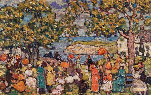 モーリス・プレンダーガスト（Maurice Prendergast） - キャンバスの