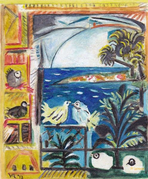 PICASSO 油絵アート ピカソ (Picasso) - 有名な絵画の芸術複製 - キュービズム、シュル
