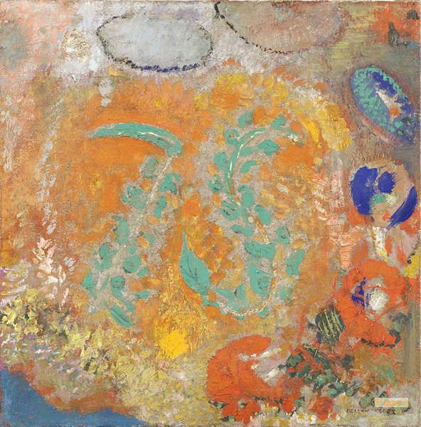 オディロン・ルドン（Odilon Redon） - キャンバス上の有名な絵画の