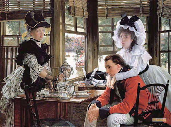 ジェームズ・ティソ（James Tissot） - 絵画 コピー 飾る - リアリズム