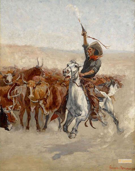 フレデリック・レミントン（Frederic Remington） - 絵画 レプリカ 