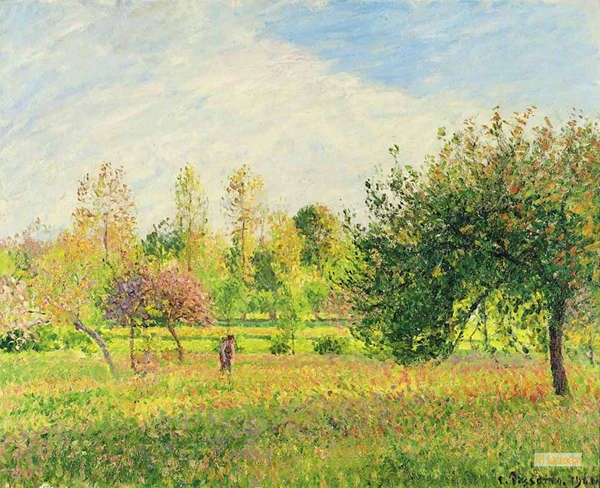 カミーユ・ピサロ（Camille Pissarro） - 絵画油絵 肉筆 手書き ハンド