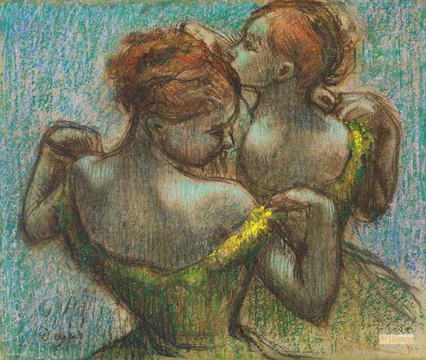 エドガー・ドガ（Edgar Degas） - キャンバスに有名なアクリル画