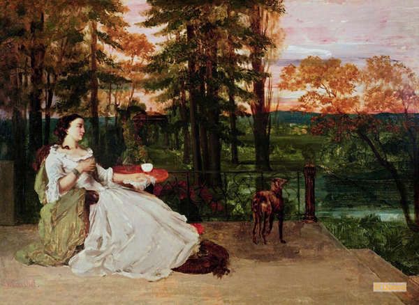 COURBET、PORTRAIT、希少画集画、状態良好、新品高級額装付 Gustave Courbet - Reproduções de Pinturas Famosas - Realismo