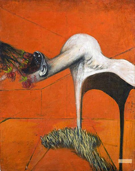 セルビアの画家ブランコ・ラコビッチの油絵 フランシス・ベーコン（Francis Bacon） - 世界の有名絵画 - 表現主義